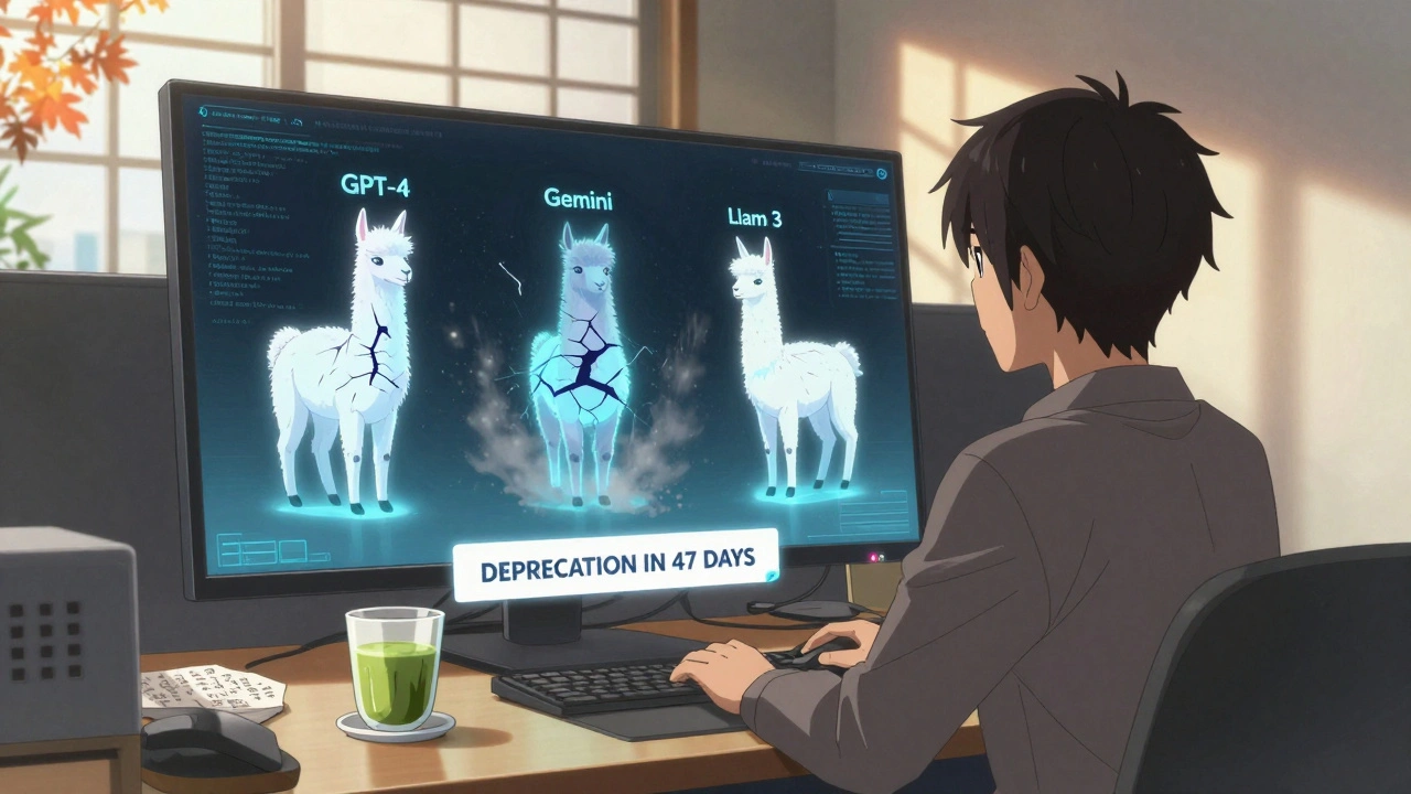 Gestion du Cycle de Vie des Modèles : Mises à Jour et Dépréciations des Modèles de Langage