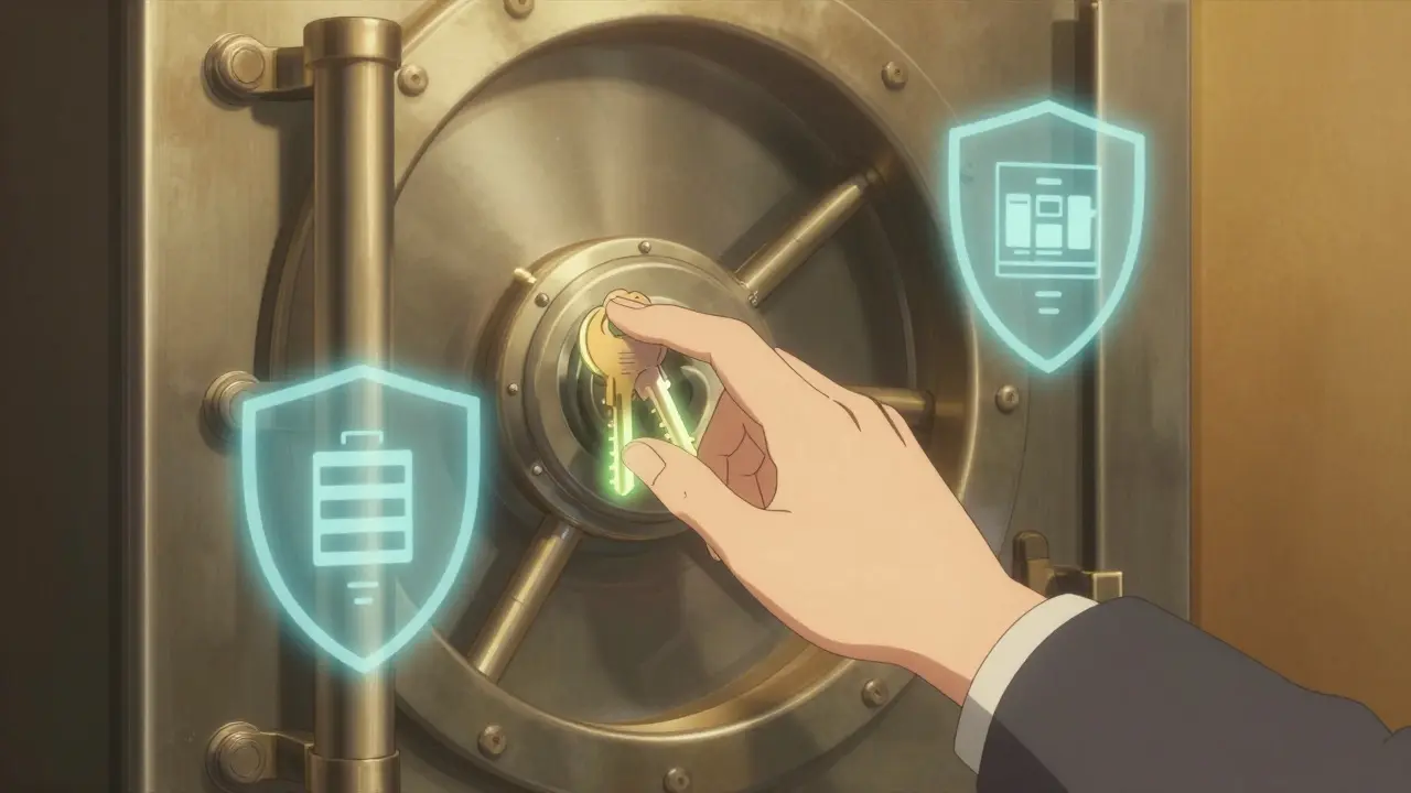 Gestion sécurisée de secrets avec HashiCorp Vault en style anime.