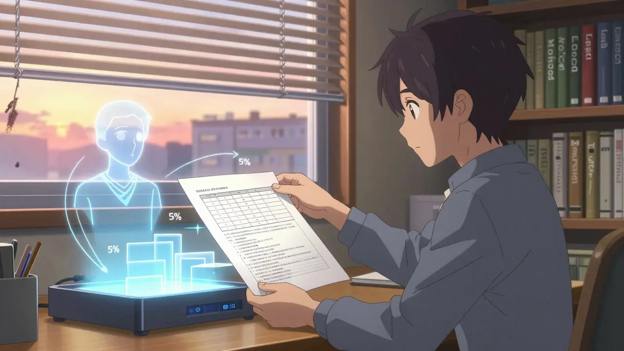 Ingénieur observant un document PDF qui s'organise automatiquement en blocs cohérents avec recouvrement.