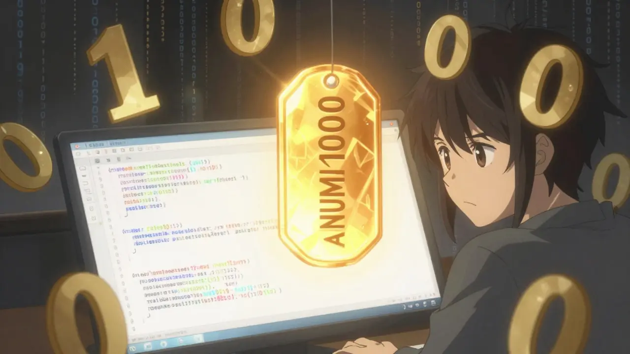 Un modèle d'IA lutte contre des chiffres fragmentés, tandis qu'un token personnalisé '<NUM>1000</NUM>' éclaire la scène.