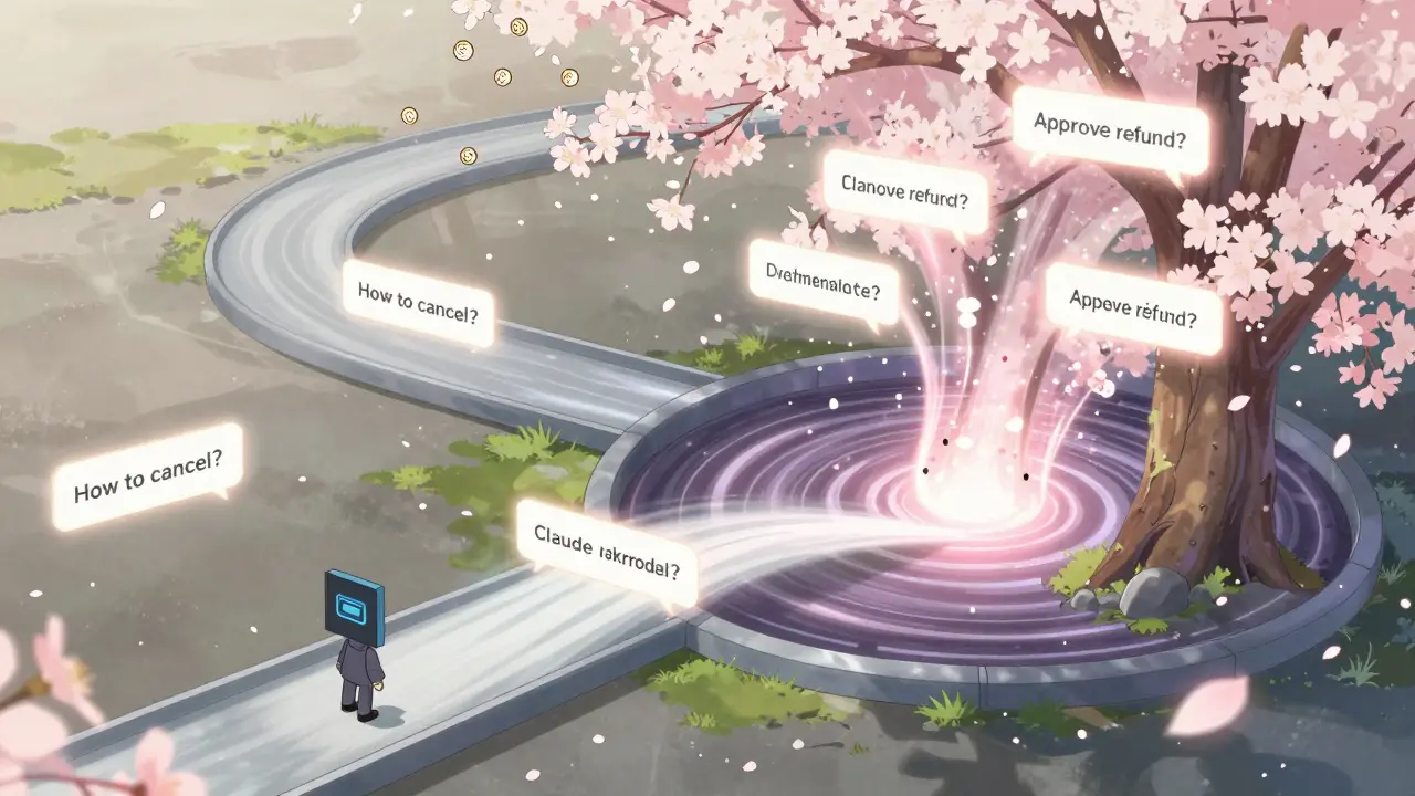 Un système de routage intelligent dirigeant les requêtes simples vers des modèles légers et les requêtes complexes vers des modèles puissants, avec un cache sémantique en forme d'arbre.