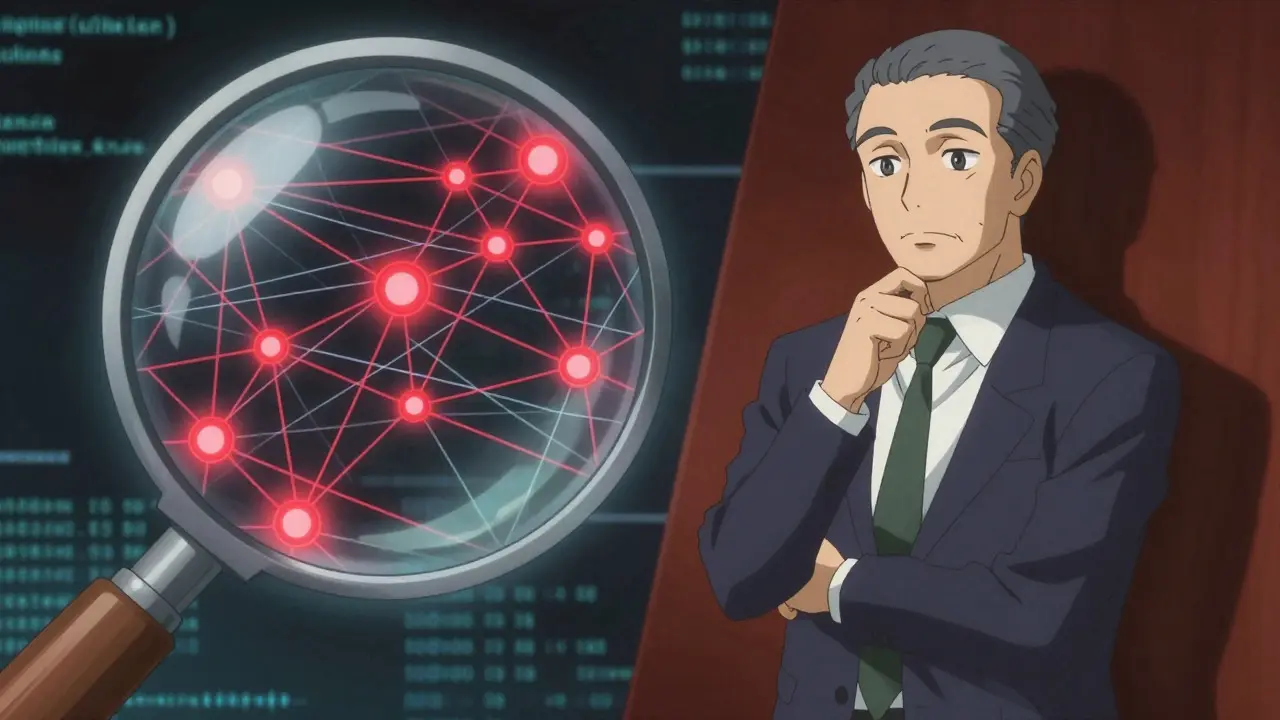 Détection de fraude par IA supervisée par un ajusteur humain dans un style anime.