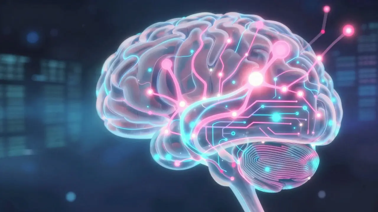 Cerveau numérique bioluminescent fusionnant avec des circuits